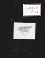 Roger C. Taylor - L. Francis Herreshoff: Flowering of Genius / Yacht Designer, Inbunden