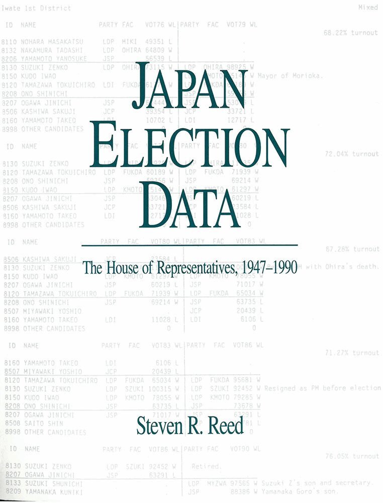 Steven Reed - Japan Election Data, Häftad. Tillgänglighet: Tillfälligt slut