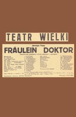 Jerzy W Tepa - Fräulein Doktor, Häftad