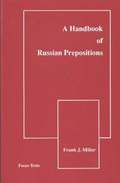 Handbook of Russian Prepositions