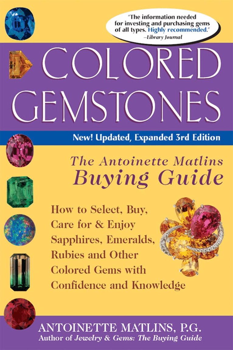 Antoinette Matlins - Colored Gemstones 3/E, Häftad
