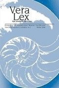 Vera Lex Vol 9: Journal of the International Natural Law Society