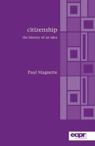 Paul Magnette - Citizenship, Häftad