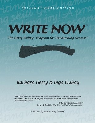 Barbara Getty, Inga DuBay - Write Now, Häftad. Tillgänglighet: Lägg i varukorg