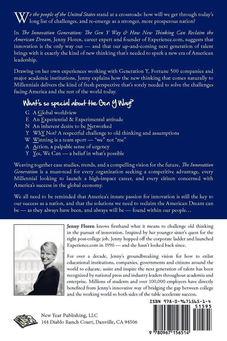 Jenny Floren - Innovation Generation, Häftad