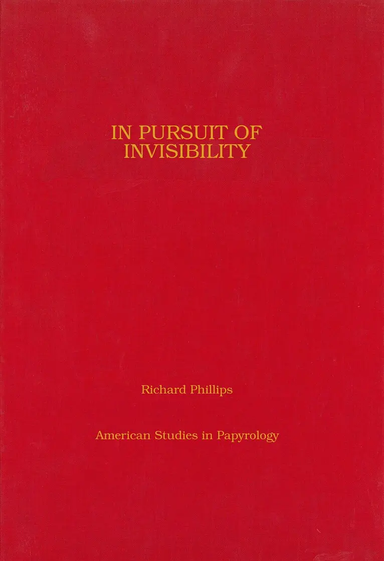 Richard Phillips - In Pursuit of Invisibility, Inbunden. Tillgänglighet: Tillfälligt slut