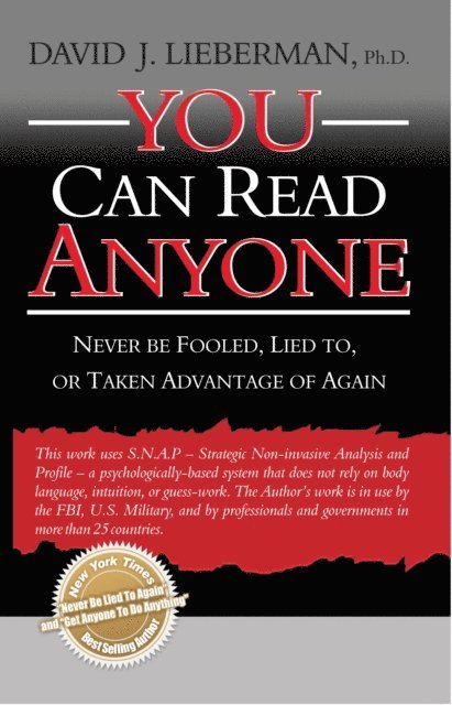 David Lieberman - You Can Read Anyone, E-bok