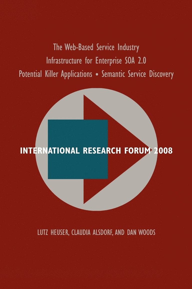 Lutz Heuser, Claudia Alsdorf, Dan Woods - International Research Forum 2008, Häftad