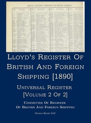 Lloyd's Register of British and Foreign Shipping [1890]