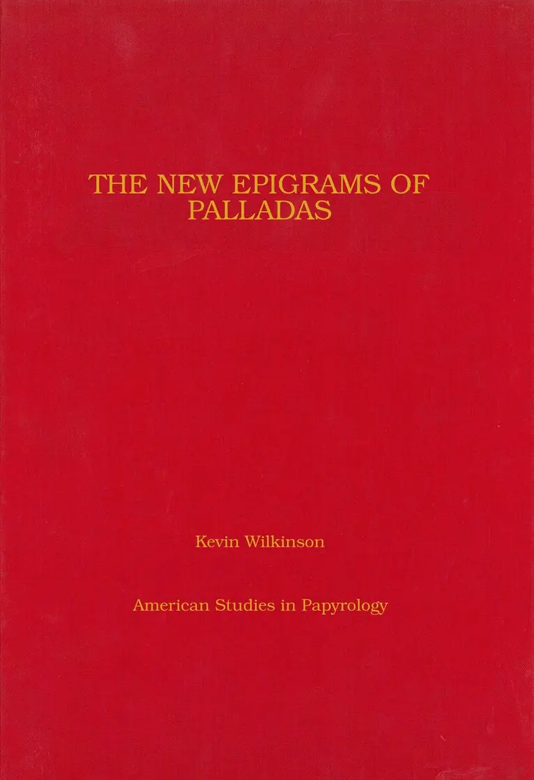 Kevin Wilkinson - New Epigrams of Palladas, Inbunden. Tillgänglighet: Tillfälligt slut