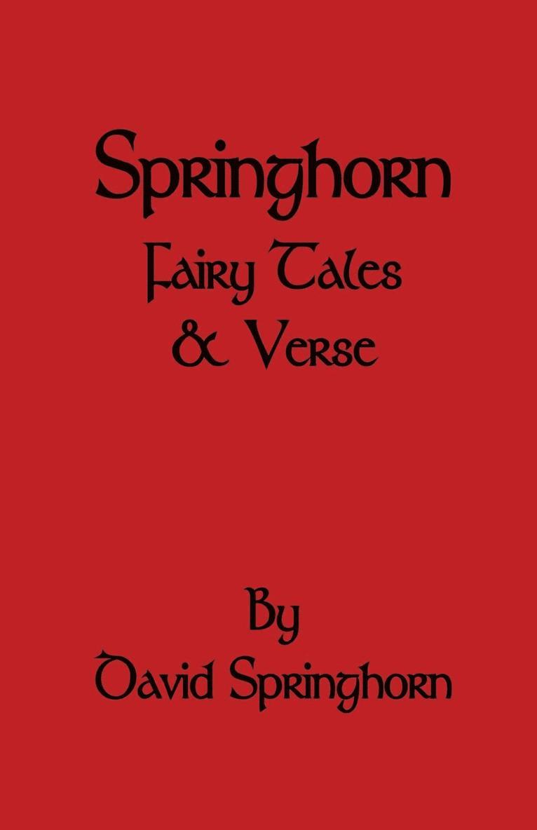 David Springhorn - Springhorn Fairy Tale and Verse, Häftad
