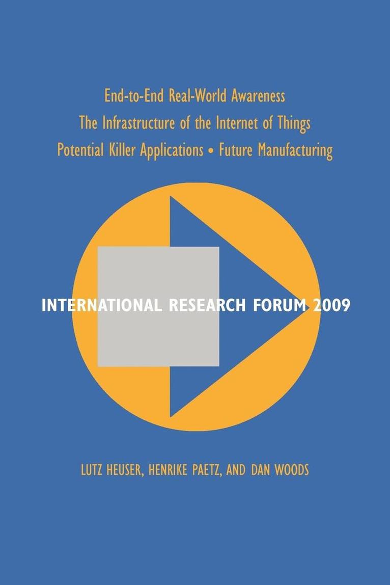 Lutz Heuser, Henrike Paetz - International Research Forum 2009, Häftad