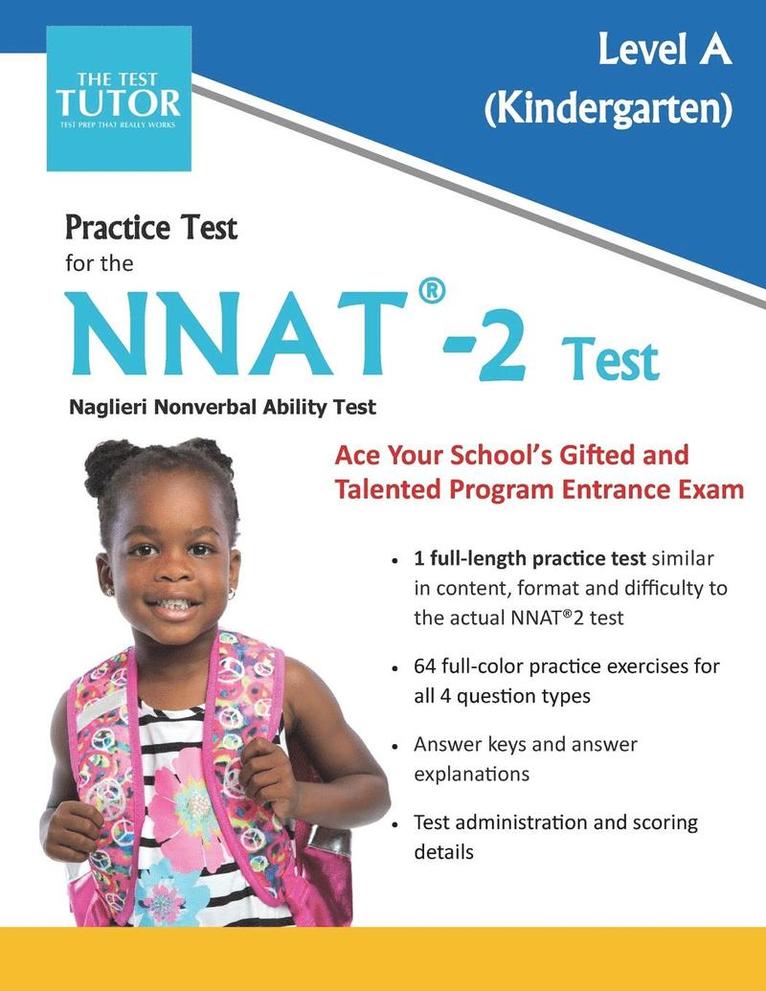 Test Tutor Publishing - Practice Test for the NNAT 2 - Level A, Häftad