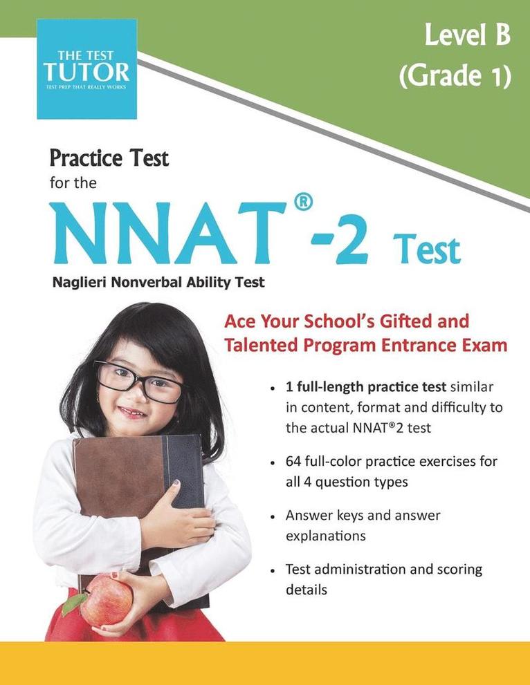 Test Tutor Publishing - Practice Test for the NNAT 2 - Level B, Häftad