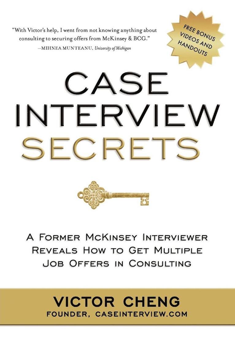 Victor Cheng - Case Interview Secrets, Häftad