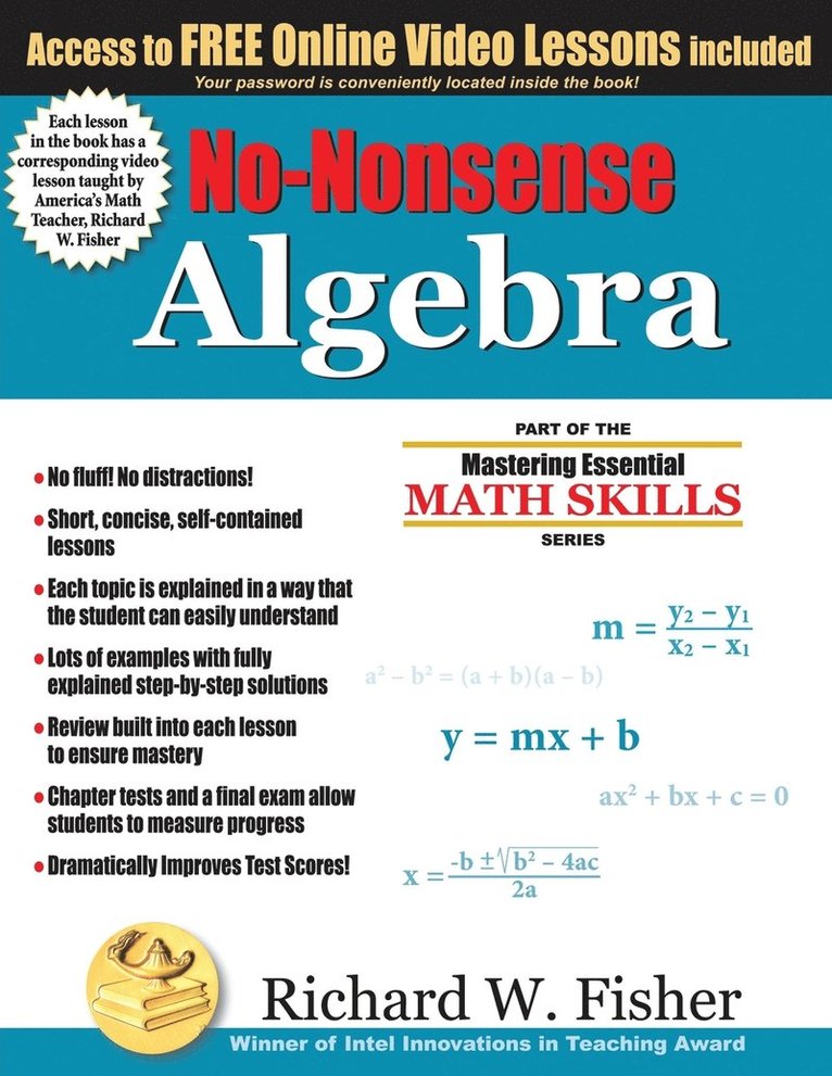 Richard W Fisher - No-Nonsense Algebra, Häftad