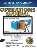 Jay Butler - Operations Manual: How to Use Corporations, Limited Liability Companies, Limited Partnerships, Trusts, Häftad. Tillgänglighet: Lägg i varukorg
