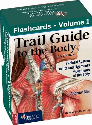 Andrew Biel - Trail Guide to the Body Flashcards Volume 1, Övrigt
