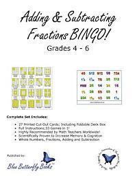 Blue Butterfly Books - Adding & Subtracting Fractions BINGO!, Häftad