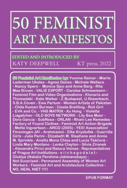 Katy Deepwell - 50 Feminist Art Manifestos, E-bok