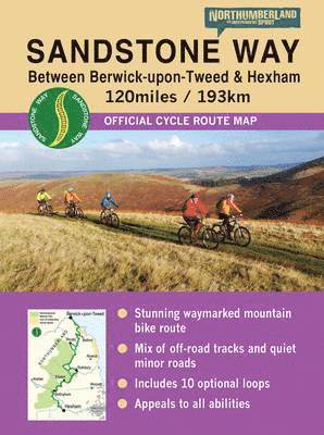 Ted Liddle - Sandstone Way Cycle Route Map - Northumberland. Tillgänglighet: Lägg i varukorg