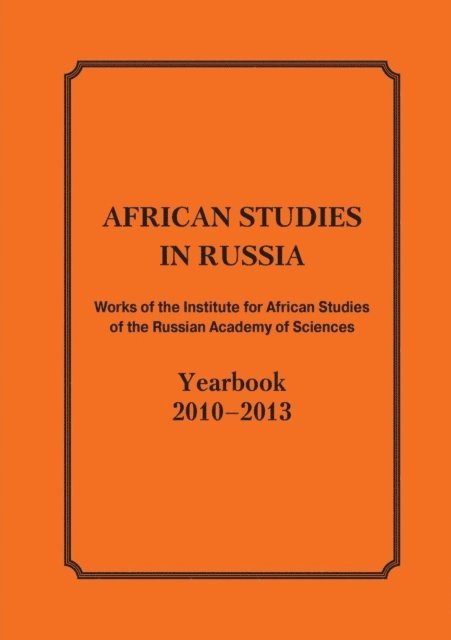 M.N. Amvrosova - African Studies in Russia, E-bok