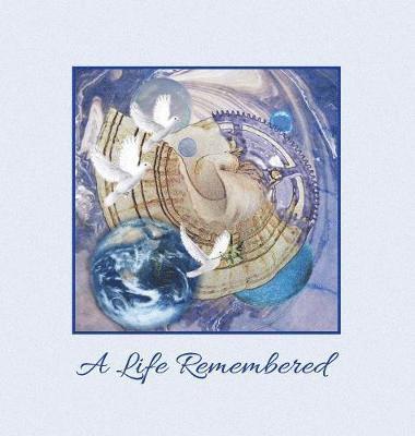 "A Life Remembered" Funeral Guest Book, Memorial Guest Book, Condolence Book, Remembrance Book for Funerals or Wake, Memorial Service Guest Book, Inbunden