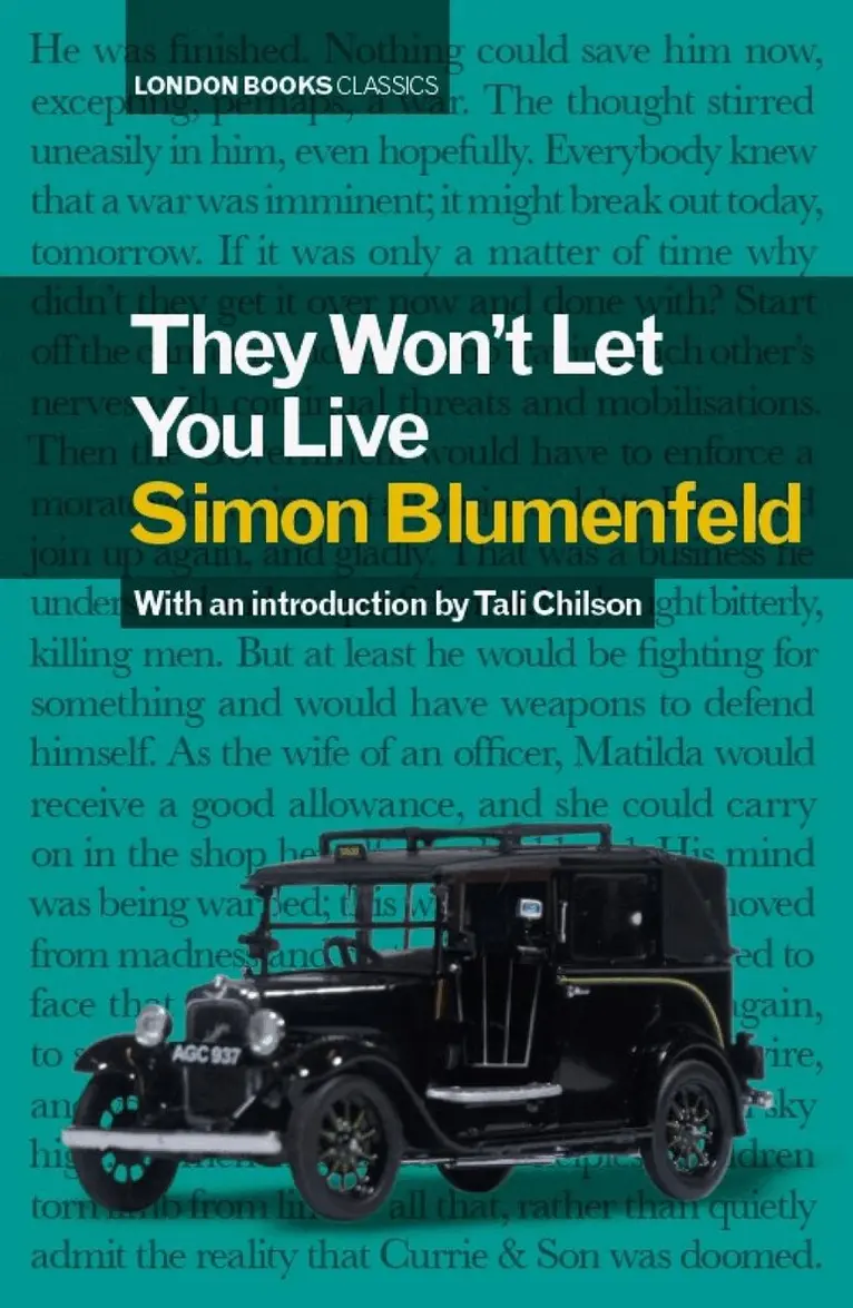 Simon Blumenfeld - They Won't Let You Live, Inbunden. Tillgänglighet: Lägg i varukorg