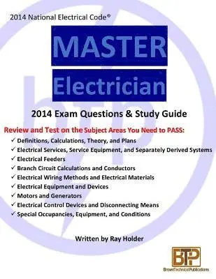 Ray Holder - 2014 Master Electrician Exam Questions and Study Guide, Häftad. Tillgänglighet: Lägg i varukorg