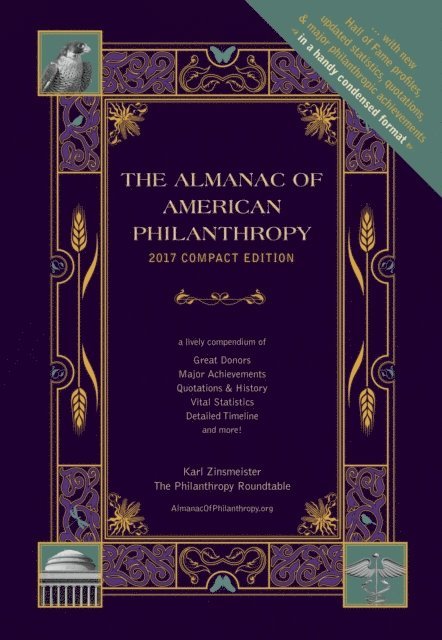 Karl Zinsmeister - Almanac of American Philanthropy 2017 Compact Edition, E-bok