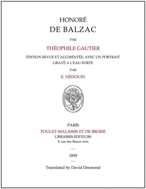 Honore de Balzac