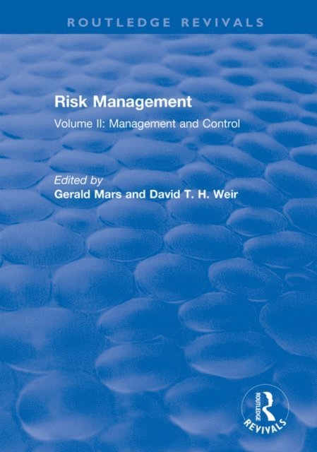 David T. H. Weir, Gerald Mars - Risk Management, E-bok