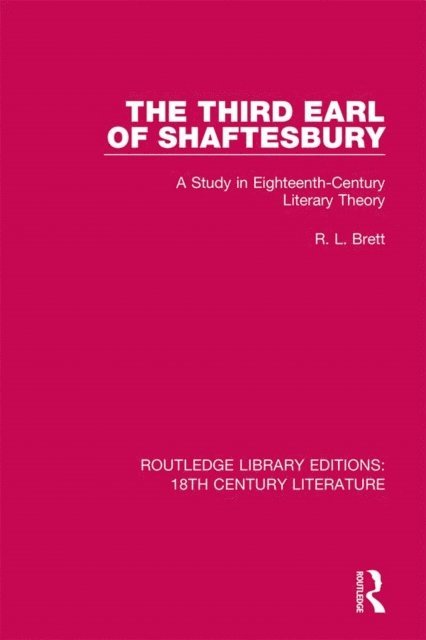 R.L. Brett - Third Earl of Shaftesbury, E-bok