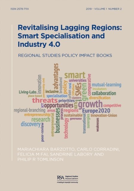 Philip R. Tomlinson, Sandrine Labory, Felicia M. Fai, Carlo Corradini, Mariachiara Barzotto - Revitalising Lagging Regions, E-bok