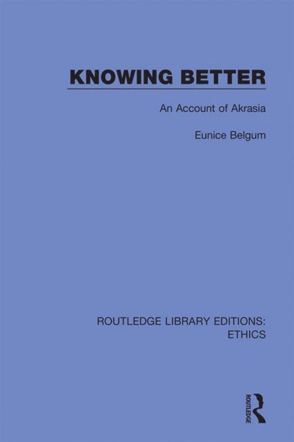 Eunice Belgum - Knowing Better, E-bok