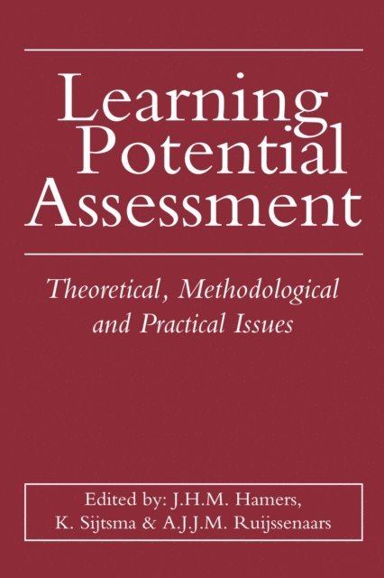 K. Sijtsma, A.J.J.M. Ruijssenaars, J.H.M. Hamers - Learning Potential Assessment, E-bok