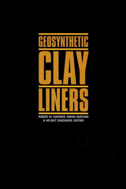 Helmut Zanzinger, Robert M. Koerner, Erwin Gartung - Geosynthetic Clay Liners, E-bok. Tillgänglighet: Lägg i varukorg