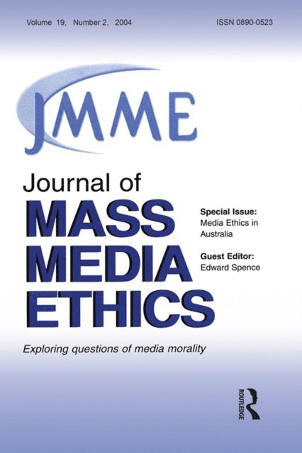 Edward Spence - Media Ethics in Australia, E-bok