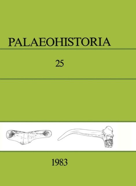 Institute of Archaeology - Palaeohistoria 25 (1983), E-bok