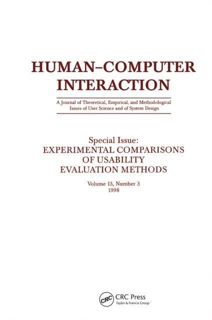 Gary A. Olson - Experimental Comparisons of Usability Evaluation Methods, E-bok