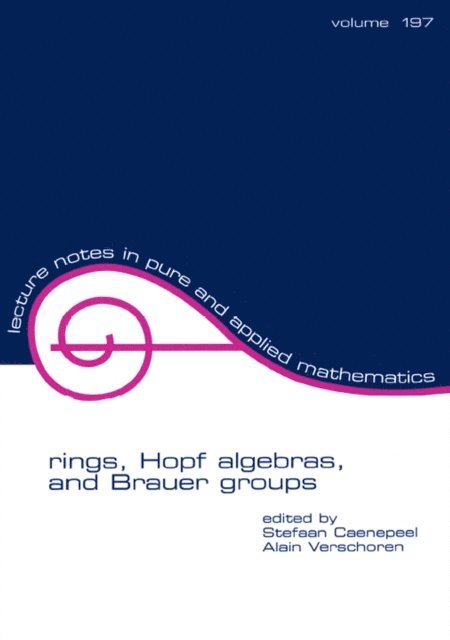 Stefaan Caenepeel - Rings, Hopf Algebras, and Brauer Groups, E-bok