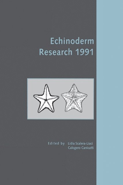 L. Scalera-Liaci - Echinoderm Research 1991, E-bok