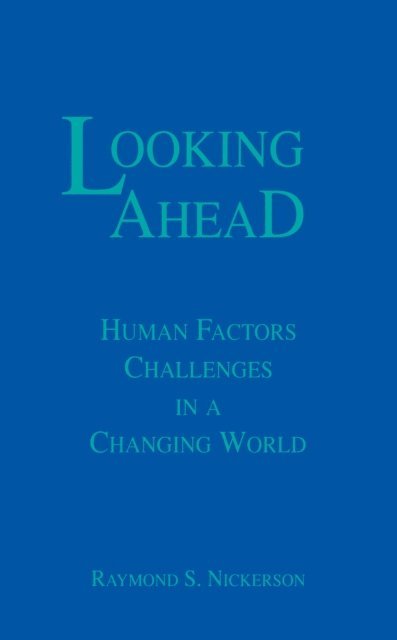 Raymond S. Nickerson - Looking Ahead, E-bok