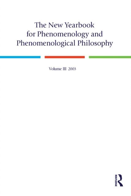 Steven Crowell, Burt Hopkins - New Yearbook for Phenomenology and Phenomenological Philosophy, E-bok