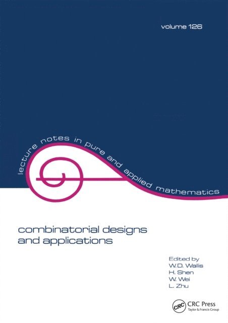 W.D. Wallis - Combinatorial Designs and Applications, E-bok