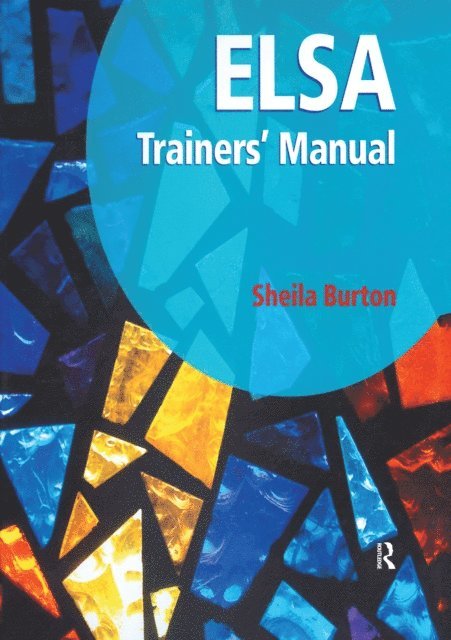 Sheila Burton - ELSA Trainers' Manual, E-bok. Tillgänglighet: Lägg i varukorg