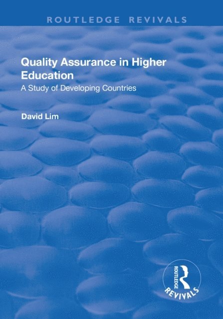 David Lim - Quality Assurance in Higher Education, E-bok