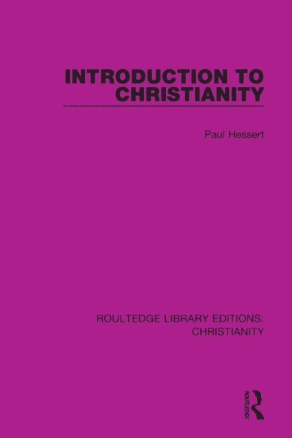 Paul Hessert - Introduction to Christianity, E-bok
