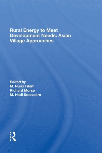 Marwoto Hadi Soesastro, M. Hadi Soesastro, Richard Morse, M. Nurul Islam - Rural Energy To Meet Development Needs, E-bok
