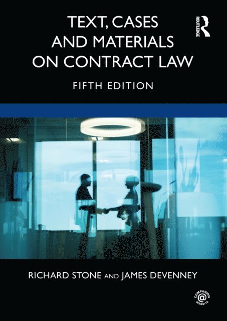 James Devenney, Richard Stone - Text, Cases and Materials on Contract Law, E-bok